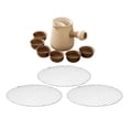 thumbnail image 4 of Tetera de cerámica con juego de tazas y bote para hervir agua, tetera tradicional china, teteras para cocina, regalos del Día de San Valentín ,, 4 of 8