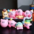 thumbnail image 1 of 6-8 piezas Anime Kirby juguetes colección de figuras de acción lindo Rosa Kirby PVC regalo de Navidad para niñazhangyuxiang, 1 of 3