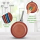 thumbnail image 5 of NutriChef Juego de utensilios de cocina antiadherentes de 11 piezas, sin PTFE/PFOA/PFOS, juego de ollas y sartenes con cacerola, sartenes, ollas, tapas, utensilios, gris, 5 of 5