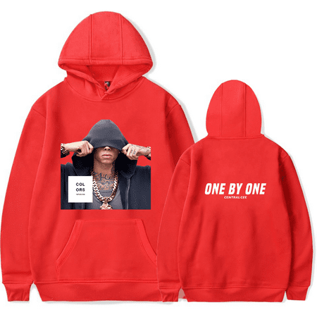 Central Cee Merch One By One Hoodie Men's Hip Hop Printing Pullover Hooded Sweatshirts