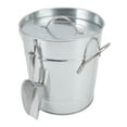 thumbnail image 2 of Beer Chiller Bin, Handle Design Galvanized Sheet Wine Storage Tub Double Wall  For Restaurants Wood Color,Red,White, 2 of 8