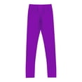 thumbnail image 5 of renvena Girls' Compression Pants Stretchy Yoga Tights Athletic Running Sports Dance Leggings 6-16 Purple 8, 5 of 7