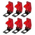 thumbnail image 4 of 6Pcs Toggle Switch Covers Dustproof Safety Waterproof Safety Switch Covers (Red), 4 of 9