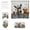L, variant on Highland Cattle Bathroom Set Highland Cattle Print Bathroom 4-Piece Set Shower Curtain with Hooks Bath Mat Toilet Lid Cover U-Shaped Rug Waterproof Themed Decor Cattle Print Shower Curtain