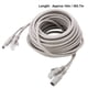 thumbnail image 2 of Cable Ethernet 5M/10M/15M/20M RJ45+DC Cable Ethernet CCTV para cámaras IP NVR 10Mbps100Mbps, 2 of 8