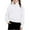 White, variant on Jalioing Girls Half Zip Athletic Sweatshirts with Pocket Solid Long Sleeve Collared Pullover Basic Sport Tops