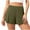 Army Green, variant on Diufon Women's Pajama Shorts Summer Elastic High Waist Wide Leg Loose Sleepwear Bottoms Casual Home Shorts