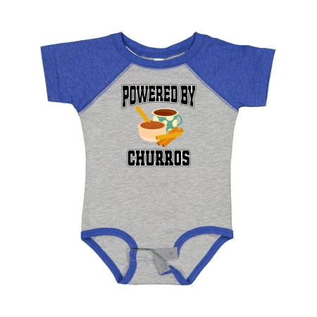 

Inktastic Powered by Churros and Chocolate Gift Baby Boy or Baby Girl Bodysuit