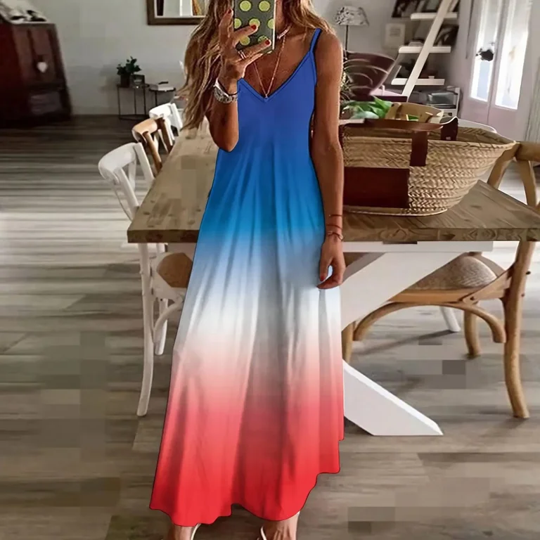 open lace back dress V neck A-line Ombre Prom Dress With Long Sleeve Elegant Evening Dress Party  Dress #JKW002