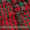 thumbnail image 3 of JCS Traditional Christmas Tartan 4 Homespun Cotton Fabric Sold by the Yard, 3 of 7
