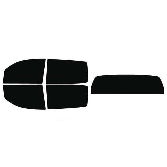 The Tint Effect Precut Window Tint Kit Compatible with Toyota Tundra CrewMax Truck (2007-2021) (Full truck with Solid Rear: 5%) Automotive Film