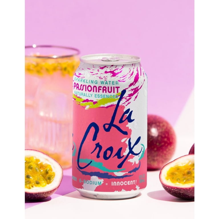 LaCroix Passionfruit Sparkling Water, 12 fl oz, 24 Pack photo 3