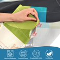 thumbnail image 3 of Yayeee Kitchen Curtains Tier Pair Light Filtering 27"x36" Rod Pocket Short Cafe Window Panel, Art Cocktails, 3 of 7