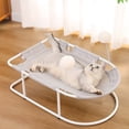 thumbnail image 3 of Qiyester Independent Elevated Cat Bed Summer Breathable Mesh Fabric Detachable Washable Cat Bed Off-the-Ground Moisture-Proof, Suitable for Pets, Grey, 3 of 8