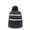 Charcoal/white, variant on KNF-100 Watch Cap with Black Fleece Lining-Heathered Grey/Royal
