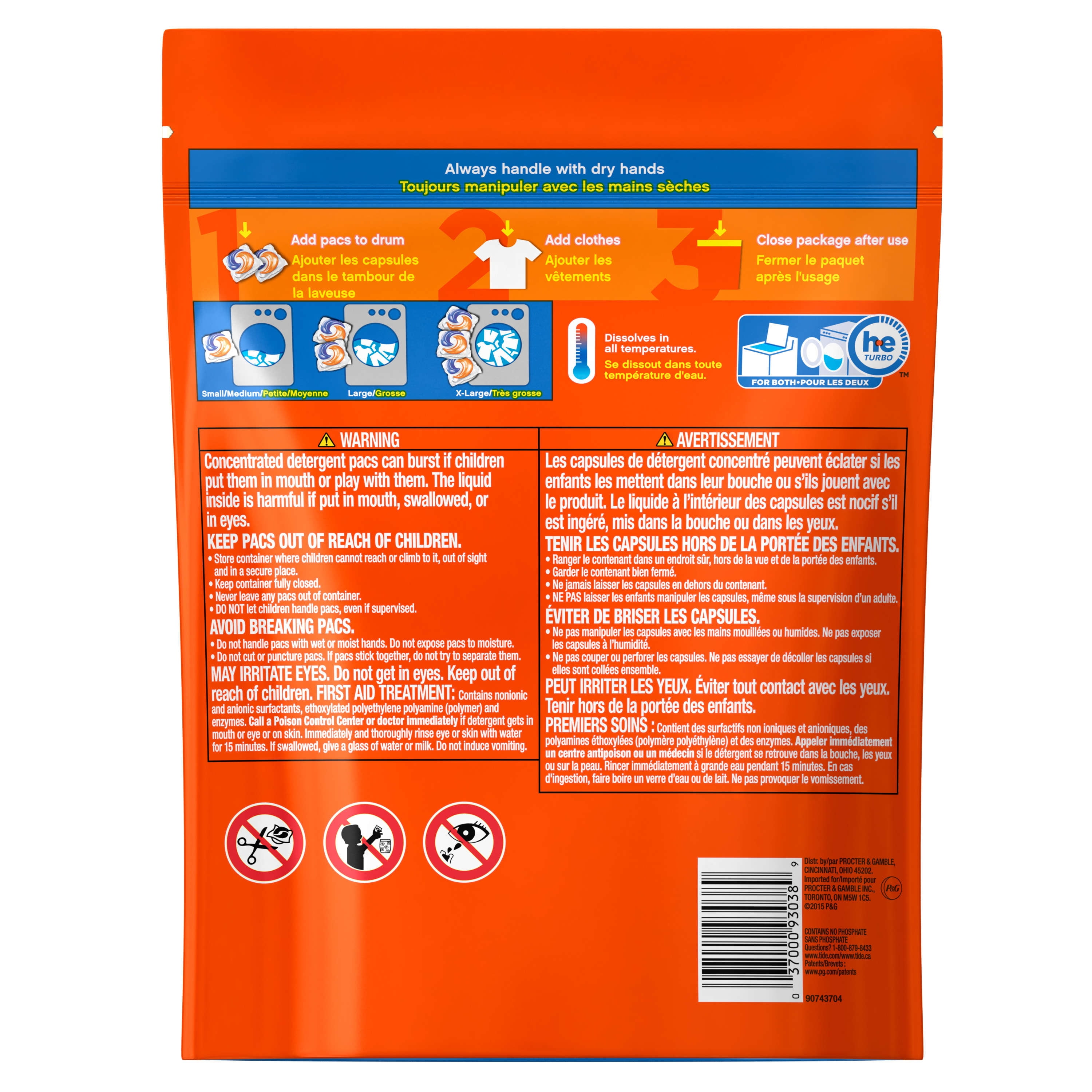 Tide PODS Original Scent HE Turbo Laundry Detergent Pacs, 35 count