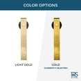 thumbnail image 4 of Rio Salto Mini Gold Barn Door Hardware Kit 6FT with Handles, Double Pannel Cabinet Sliding Barn 72" Hardware Track for Sliding Furniture Gold, 6FT Track Kit Double Door, 4 of 6