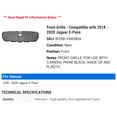 thumbnail image 2 of Front Grille - Compatible with 2018 - 2020 Jaguar E-Pace 2019, 2 of 2