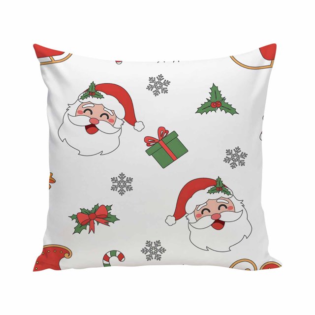 Precios Especiales, Funda de almohada navideña, almohada para la cabeza, almohada para la cintura, almohada para el respaldo de la cama, funda de almohada para la casa de familia Akmoler