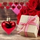thumbnail image 1 of Decoración del hogar, decoración de la habitación, decoración de la pared 12 piezas de decoraciones de San Valentín Adornos en forma de corazón Regalos románticos del día de San Valentín Colgante de a, 1 of 6