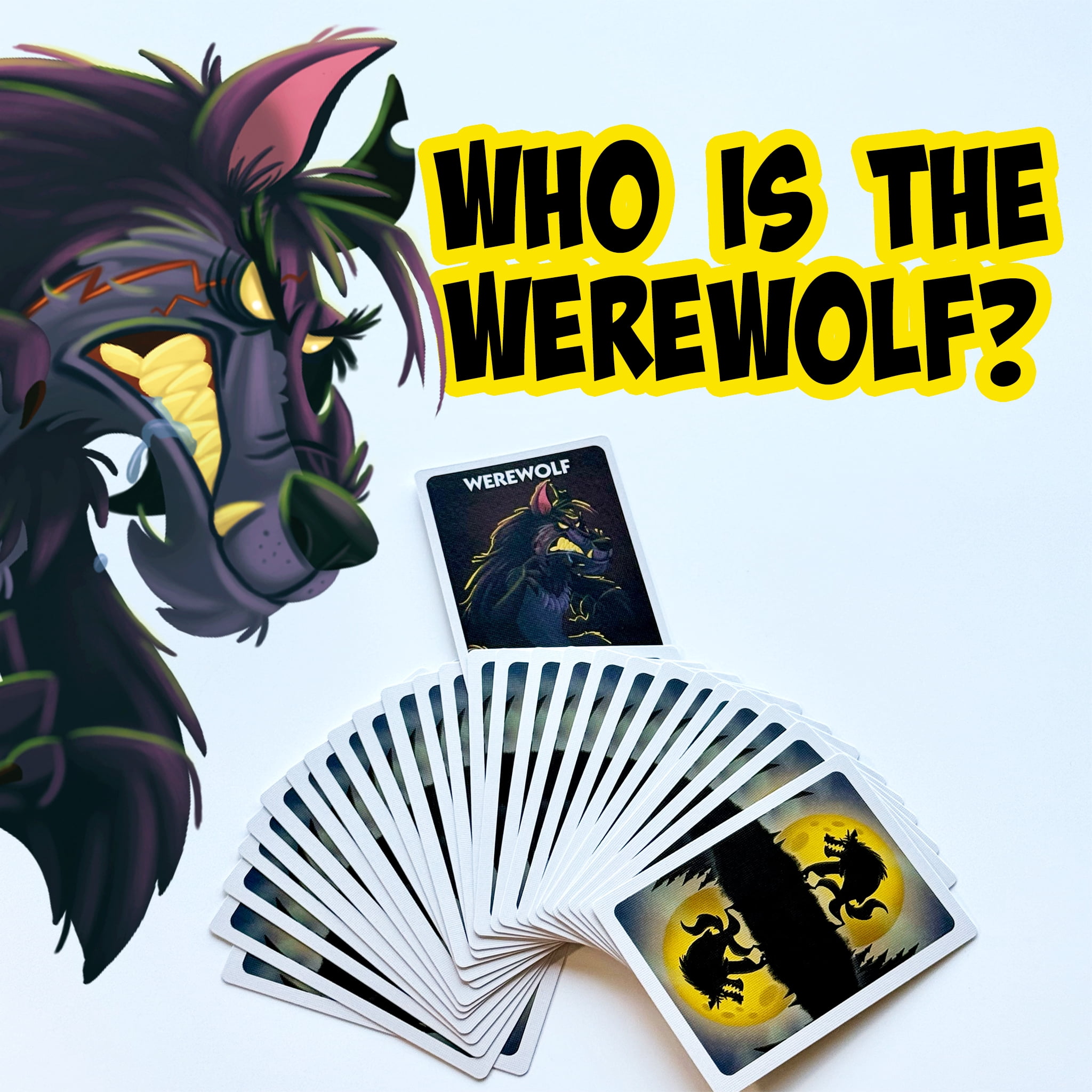 One Night Ultimate Werewolf Extreme Classic Werewolf Deduction Party Game, Free 11-Role Expansion, Portable Party Game for 3–10 Players, Ages 8+ (Walmart Exclusive)
