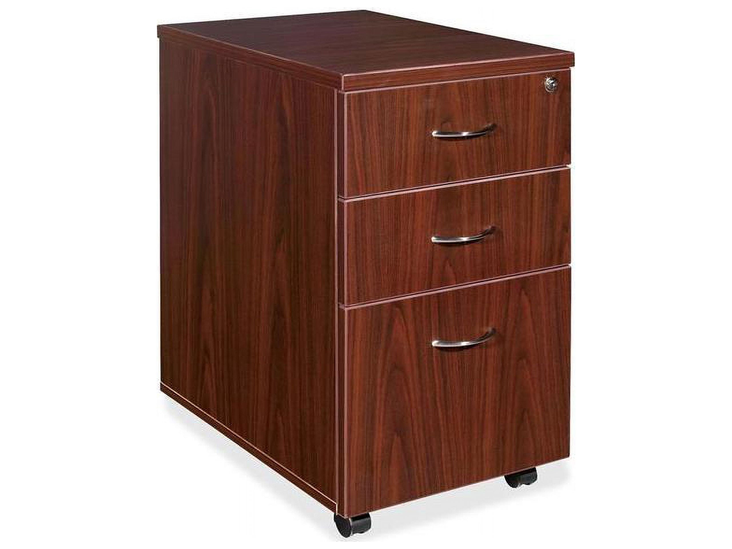 Lorell, Essentials Pedestal - 3-Drawer, 1 Each