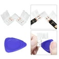 thumbnail image 4 of Uxcell 2 Pin 10mm LED Connector Kit 10X Strip Jumper Cable 10X L Gapless Connector, 4 of 5