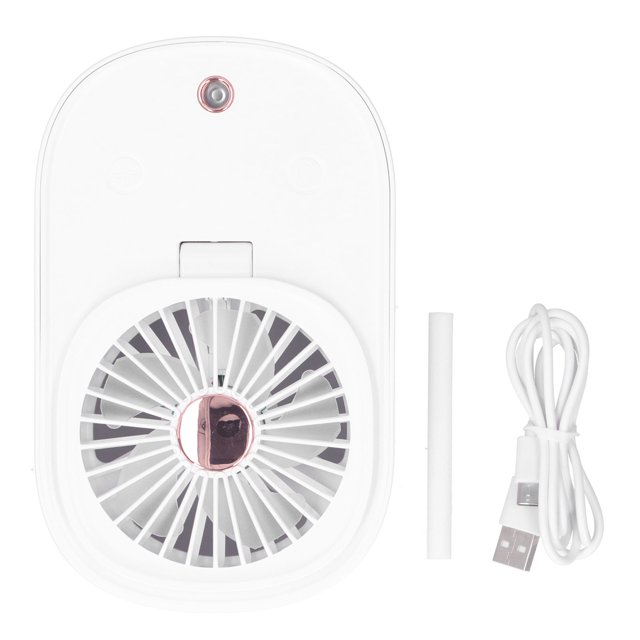 Ventilador eléctrico plegable Sincero 2 en 1 humidificador portátil oficina en casa blanco