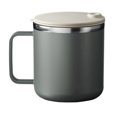 Stainless Steel Tumbler with Push Button Lid, Vacuum Insulated Coffee Mug, Thermal Travel Cup for Hot & Cold Drinks