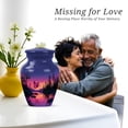 thumbnail image 7 of Butterfly Funeral Urn For Grandmother - Blue Urn For Human Ashes Adult Women - Small Keepsake Urns For Human Ashes - Mini Cremation Urns For Mother, 3 Inch, 7 of 7