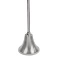 thumbnail image 5 of JONATHAN Y Irida 24" Art Deco Designer Pedestal Drink Table and Decorative End Table with Hammered Round Top and Bell Base, Antique Nickel, END4007B, 5 of 5
