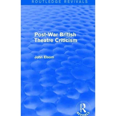 ISBN 9781138839694 product image for Post-War British Theatre Criticism | upcitemdb.com