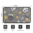 thumbnail image 5 of Dog Paw and Bone Door Rugs,Washable Non Slip Door Mats Indoor,Decorative Door Mats,Entry Mat Indoor for Entrance,Bedroom,Kitchen,Bathroom,30"x17", 5 of 6