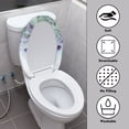 thumbnail image 3 of HELLHERO Dandelion Pattern 2 Piece Elastic Edge Toilet Seat Cover Replacement with Stretch for Fits All Toilet Shapes, 3 of 8