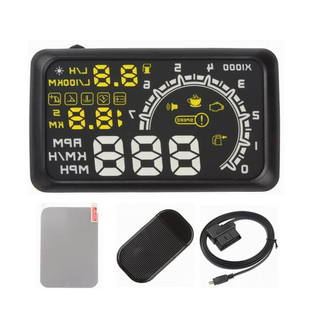 Computadora de Velocímetro digital Scienceny para automóvil Pantalla LCD OBDII