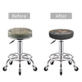 thumbnail image 3 of Uemuo I Like Big Digger Pattern Round Bar Stool Seat Covers Washable Stool Cushion Slipcover Elastic Bar Chair Covers-, 3 of 7