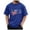 Blue, variant on 250 Anniversary USA T Shirt Men USA Flag Independence Short Sleeve Tee Tops USA Memorial Day Tee Tops Red M