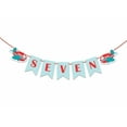 thumbnail image 1 of Inkdotpot Pre-StrungBirthday BannersI Am SevenBirthday Banner For Kids AeroplaneParty Supplies For Boy, 1 of 4