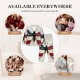 thumbnail image 7 of Yiaed American Flag Butterfly Wall Print Pajamas Women's Long Sleeve Sleepwear Soft Button Down Loungewear Pjs Lounge Set Nightwear Womens Pajama Pants-Small, 7 of 7