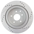 thumbnail image 6 of Geelife Drilled Brake Rotor Set For Nissan 14-17 LEAF 14-19 Rogue 17-19 Rogue Sport leaf, 6 of 9