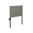 thumbnail image 2 of AFI NoHo Modern Panel Wood Headboard, Twin, Grey, 2 of 6