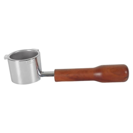 

51 Portafilter Alloy Portafilters Wooden Handle Bottomless Portafilter for EC9335 Accessories Machine Dark Brown