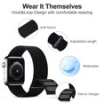 thumbnail image 3 of Simplethings Compatible Con Correas De Apple Watch Para Niños, Gancho Y Bucle De Nailon Para K12 Boy Girl Small Wrist Iwatch Series 9 8 7 6 5 4 3 Se Se2 Se3, 3 of 5