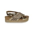 thumbnail image 2 of SANDALIAS PLATAFORMA MILAGROS MUJER ORO SINTETICO 5605 LEON 5605p, 2 of 3
