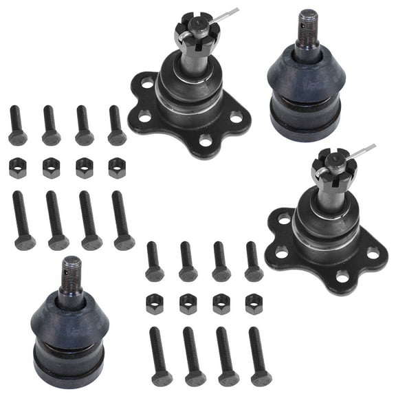 TRQ Front Suspension Upper Lower Ball Joint Kit Set 4pc for C1500 C2500 2WD New PSA63103