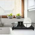 thumbnail image 4 of OUNONA Organizador Negro Para Cocina Con Escurridor Y Soporte Para Cubiertos De Gran Capacidad, 4 of 8