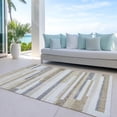 thumbnail image 6 of Addison Rugs Chantille Indoor/Outdoor Transitional Stripes Ivory Washable Rectangle Rug, 2'6" x 3'10", 6 of 6