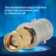 thumbnail image 5 of 2 piezas BNC hembra a SMA macho tipo RF conector coaxial adaptador convertidor de prueba, 5 of 10