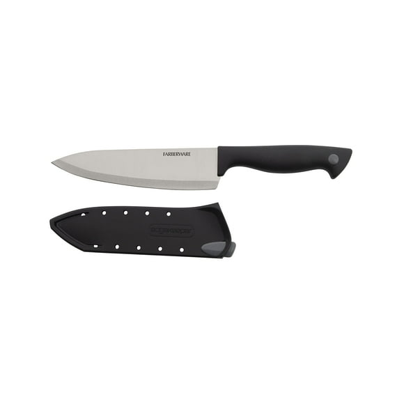 Cuchillo de chef Farberware Edgekeeper de 15 cm de alto, acero inoxidable