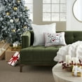 thumbnail image 3 of Mina Victory Holiday Pillows Holiday Pets Beige 12" x 18" Throw Pillow, 3 of 4